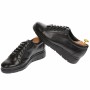 Oferta marimea  36, 38,40  - Pantofi dama, casual, din piele naturala box, negri, - LP502NBOX